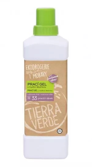 Tierra Verde  Gel za pranje perila z milnico in cvetličnim vonjem 1 l