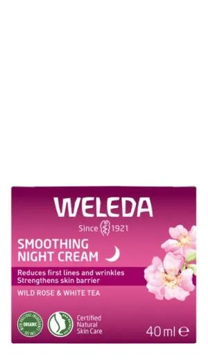 Weleda Nočna krema za razjasnitev Divja vrtnica in beli čaj