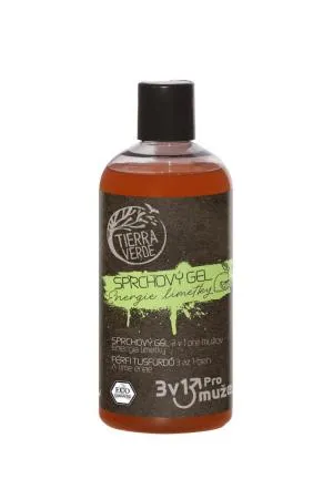 Tierra Verde  Gel za tuširanje 3 v 1 za moške Energy lime 500 ml