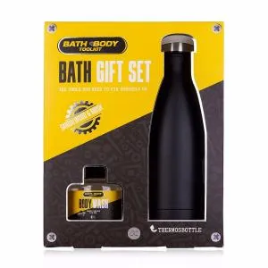 Accentra Bath Body Toolkit Bath Gift Set Shower Gel 140 ml + Termovka