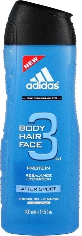 Adidas After Sport 3 v 1 gel za prhanje za moške