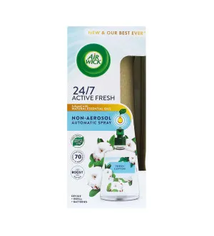 Air Wick Active Fresh Sveža bombaž avtomatski osvežilec zraka za ženske