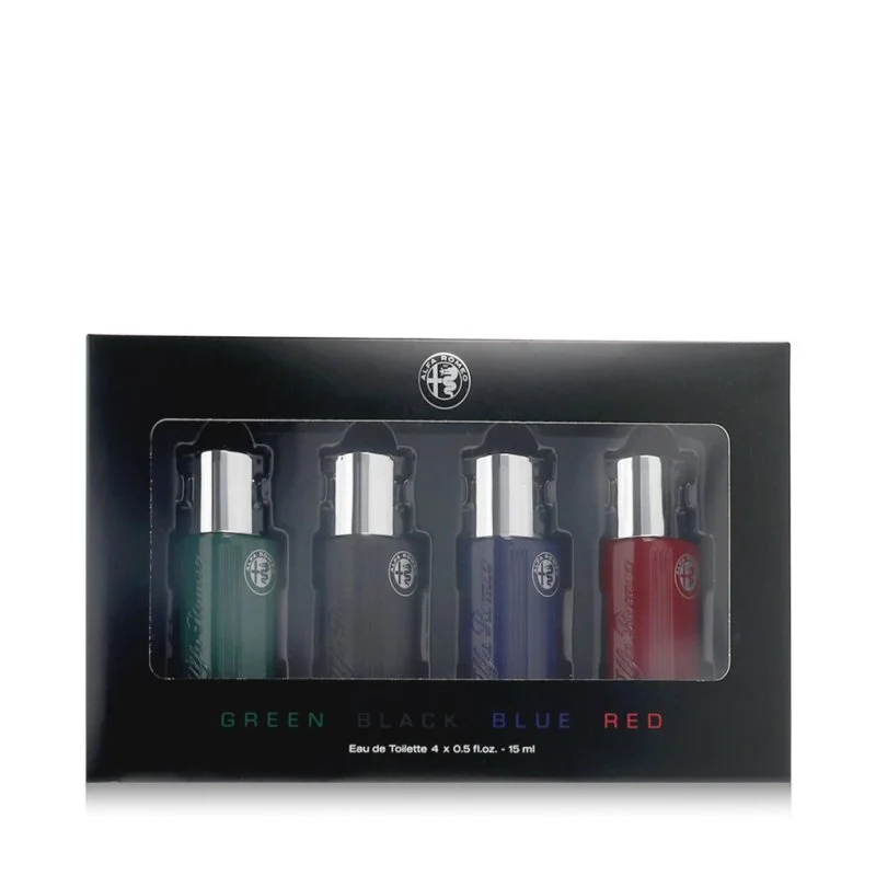 Alfa Romeo Black Green 15 ml + EDT Black 15 ml + EDT Blue 15 ml + EDT Red toaletna voda za moške