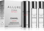 Allure Homme Sport EDC polnilo 20 ml + EDC polnilo 2 x 20 ml M 60 ml