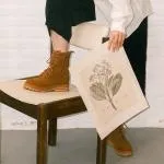 Perky Čevelj za gležnje Rustic Caramel
