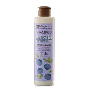 Antioksidantni šampon za sive lase z BIO borovnico in argininom 200 ml