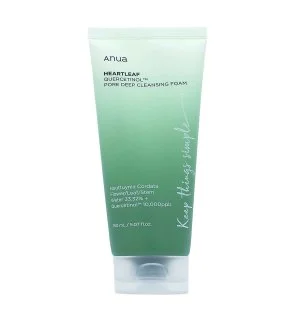 Anua Heartleaf Quercetinol Pore Deep Cleansing Foam čistilna pena za zamašene pore