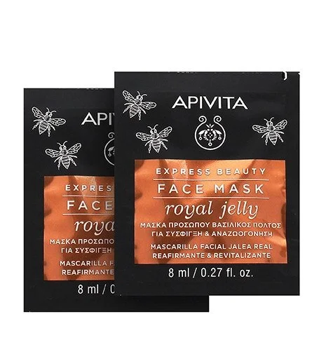 Express Beauty Face Mask Royal Jelly revitalizirajoča maska za obraz z učvrstitvenim učinkom 2x8 ml