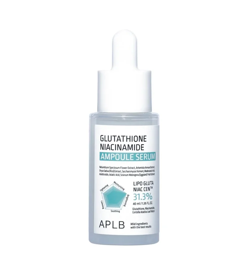 Glutathione Niacinamide Ampoule Serum posvetlitveni serum za obraz 40 ml