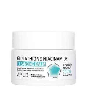 APLB Glutathione Niacinamide Cleansing Balm vlažilni in posvetlitveni balzam za odstranjevanje ličil