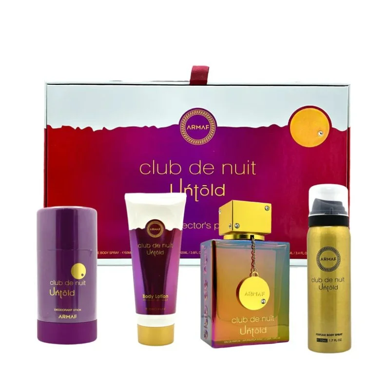 Club de Nuit Untold set – parfumirana voda 105 ml + telesni sprej 50 ml + deodorant v stiku 75 g + losjon za telo 100 ml