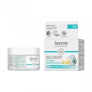 Lavera Basis Sensitiv Anti-Ageing vlažilna krema za obraz s Q10 50ml