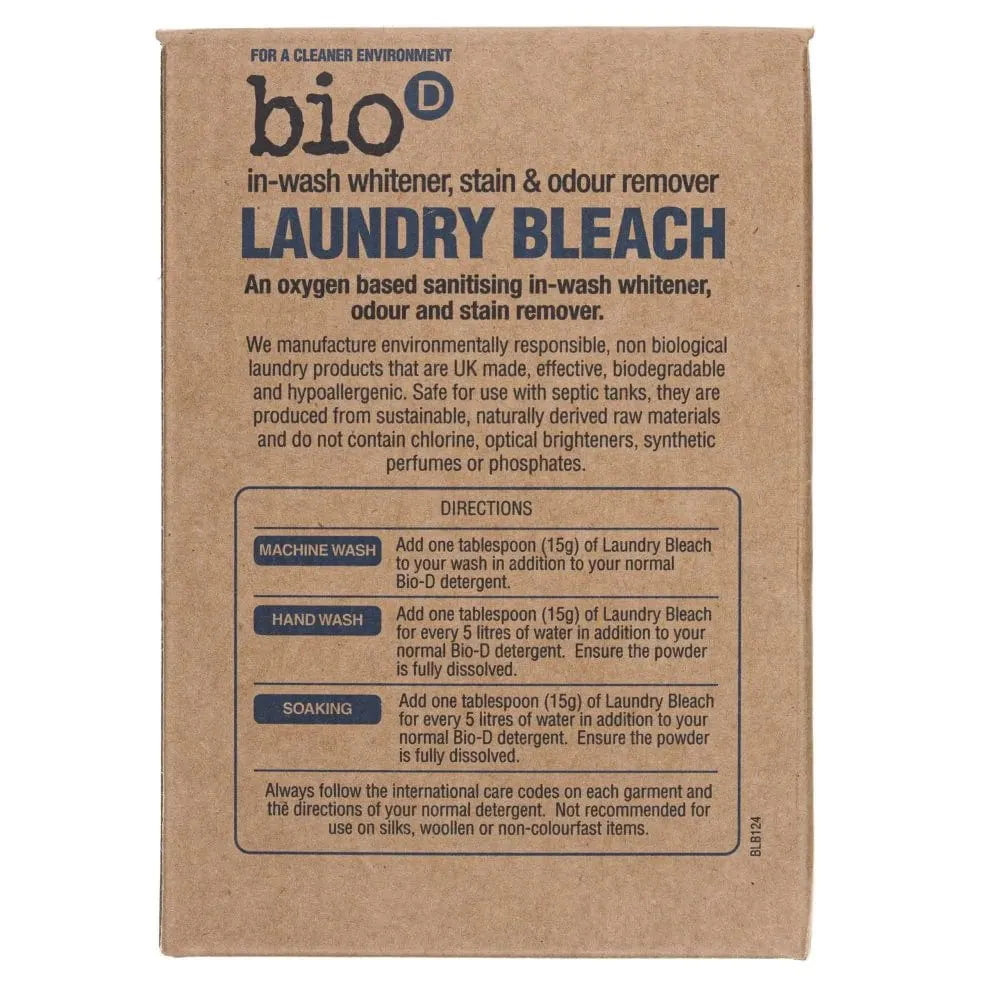 Bio-D Belilo za perilo ter odstranjevalec madežev in neprijetnih vonjav (400 g)