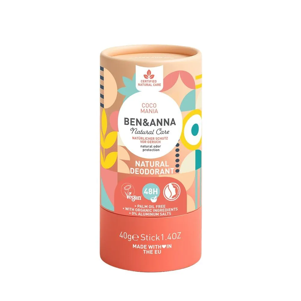 Ben & Anna Trdni dezodorant (40 g) - Kokos