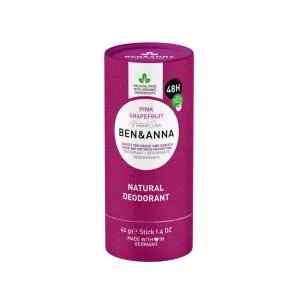 Ben & Anna Trdni dezodorant (40 g) - Roza grenivka