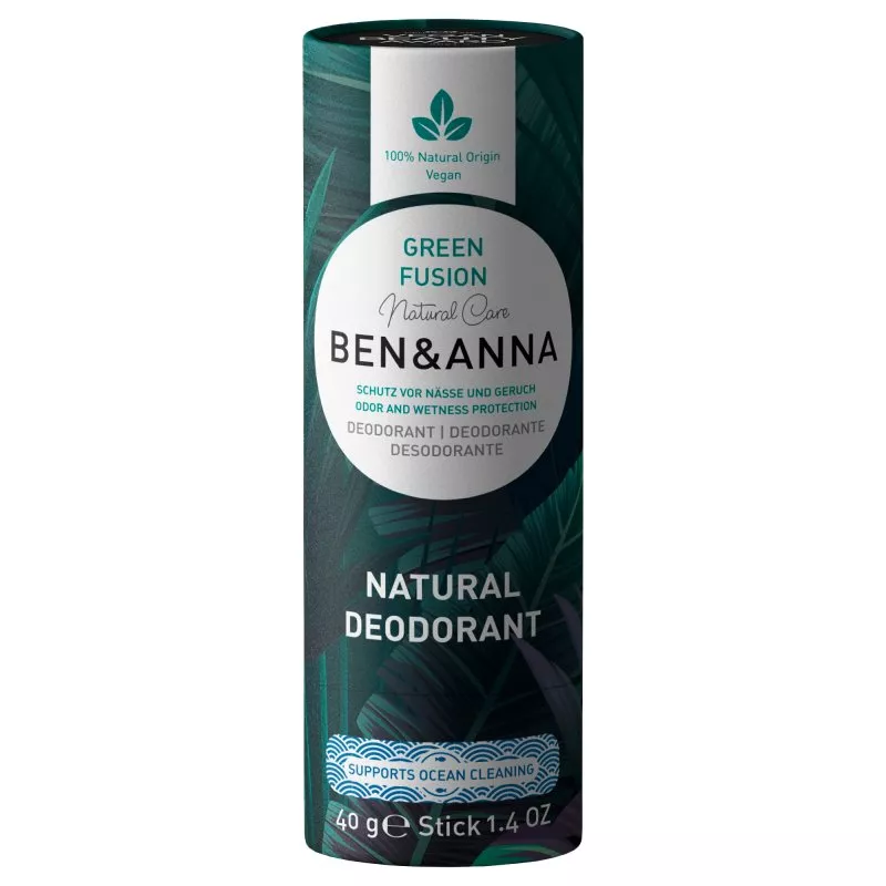 Ben & Anna Trdni dezodorant (40 g) - Zeleni čaj