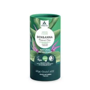 Ben & Anna Trdni dezodorant (40 g) - Zeleni čaj