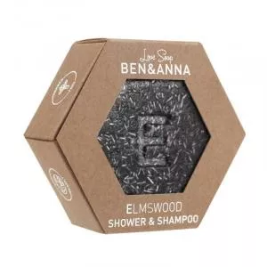 Ben & Anna Negovalni trdi šampon za lase in telo 2v1 - Elm wood (60 g)
