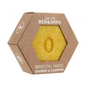 Negovalni trdi šampon za lase in telo 2v1 - Magic of the Orient (60 g)