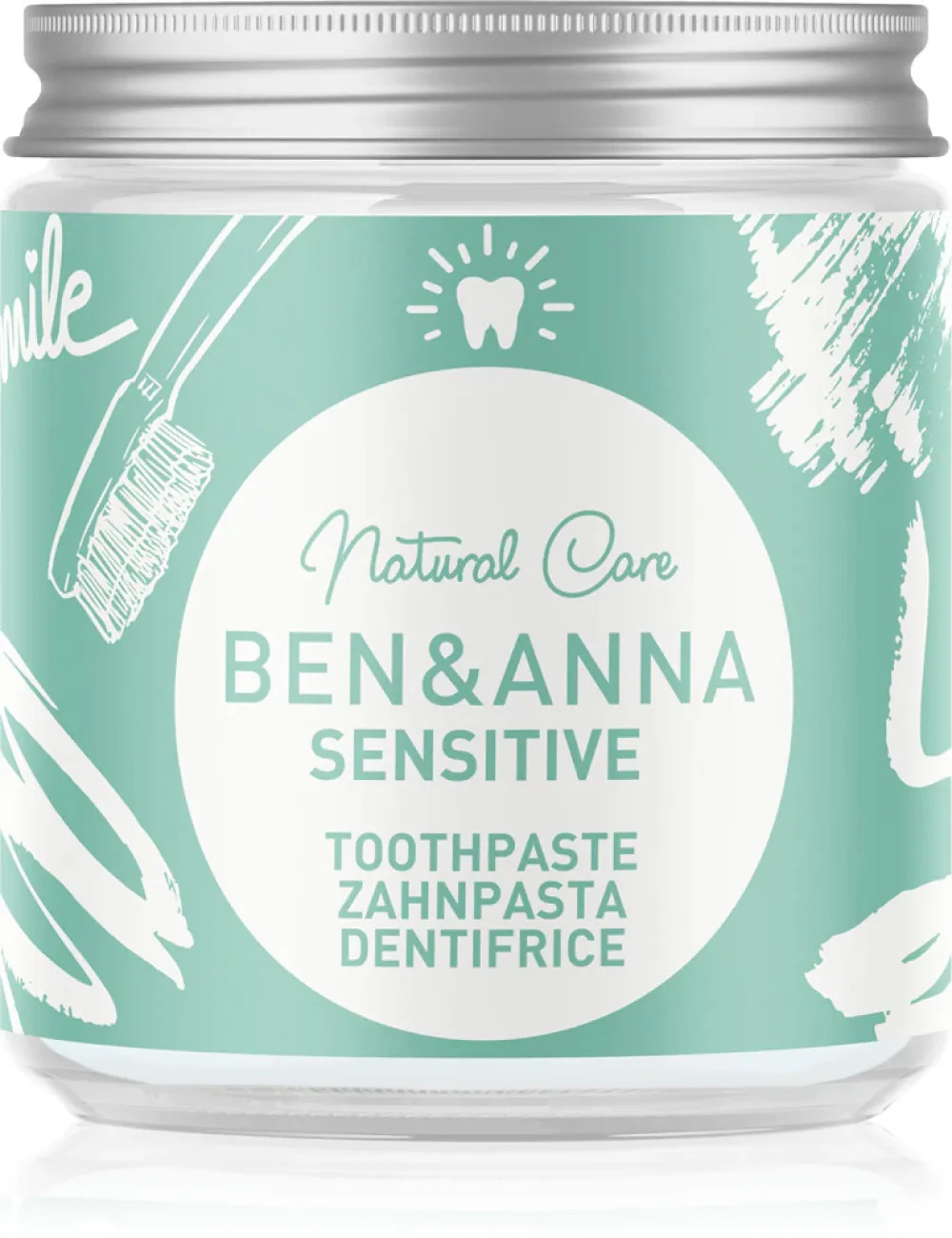 Ben & Anna Zobna pasta za občutljive zobe Sensitive (100 ml)