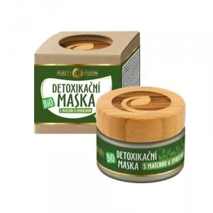 Purity Vision Bio maska za razstrupljanje z matcho in spirulino 40 ml