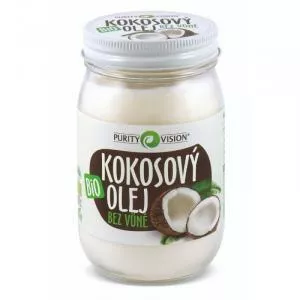 Purity Vision Organsko kokosovo olje brez dišav 420 ml