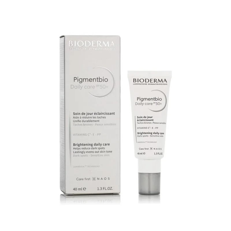 Pigmentbio posvetlitvena dnevna nega SPF 50+ 40 ml