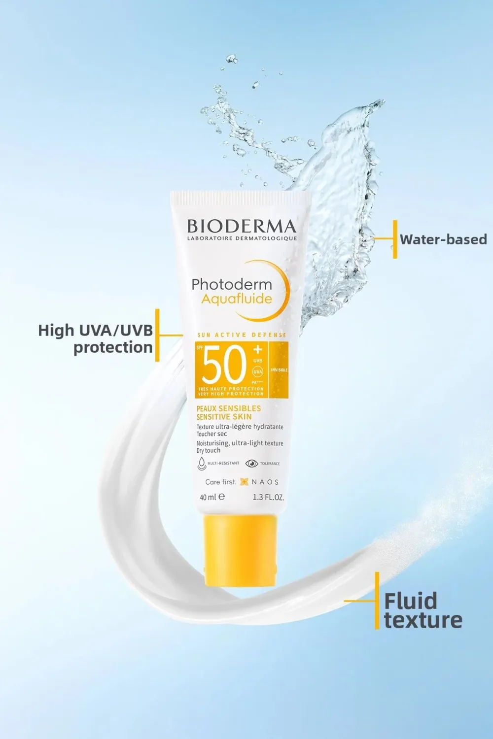 Photoderm Aquafluide vlažilna krema za sončenje SPF 50+ 40 ml