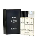 Bleu de Chanel EDP polnilo s pršilko 20 ml + EDP polnilo 2 x 20 ml M 60 ml