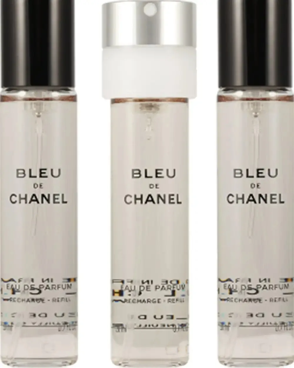 Bleu de Chanel EDP polnilo s pršilko 20 ml + EDP polnilo 2 x 20 ml M 60 ml
