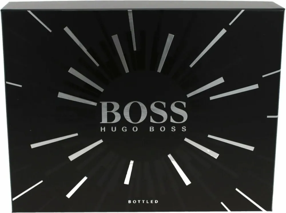 Boss Bottled darilni set toaletna voda 100 ml + gel za prhanje 100 ml + deodorant za moške