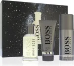 Boss Bottled darilni set toaletna voda 100 ml + gel za prhanje 100 ml + deodorant za moške