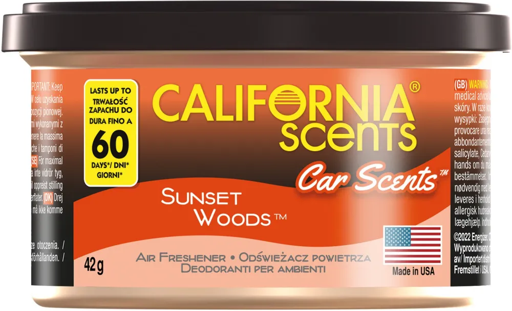 Car Scents Sunset Woods osvežilec za avto 42 g