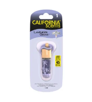 California Scents Hanging Vial Lavender Grove vonj za avto 5 ml