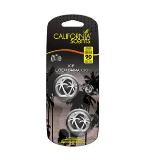 California Scents Mini Diffuser Ice dišava za avto 2 x 3 ml