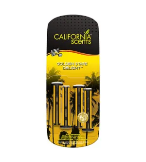 California Scents Vent Stick Golden State Delight dišava za avto 4 kosi