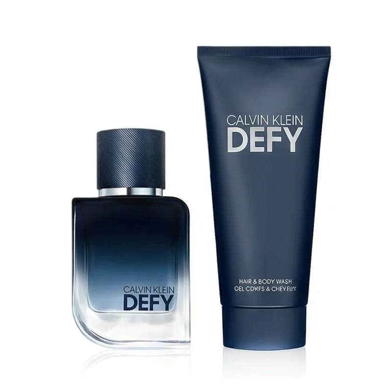 Defy parfumska voda (EDP) 50 ml + gel za prhanje za telo in lase za moške 100 ml