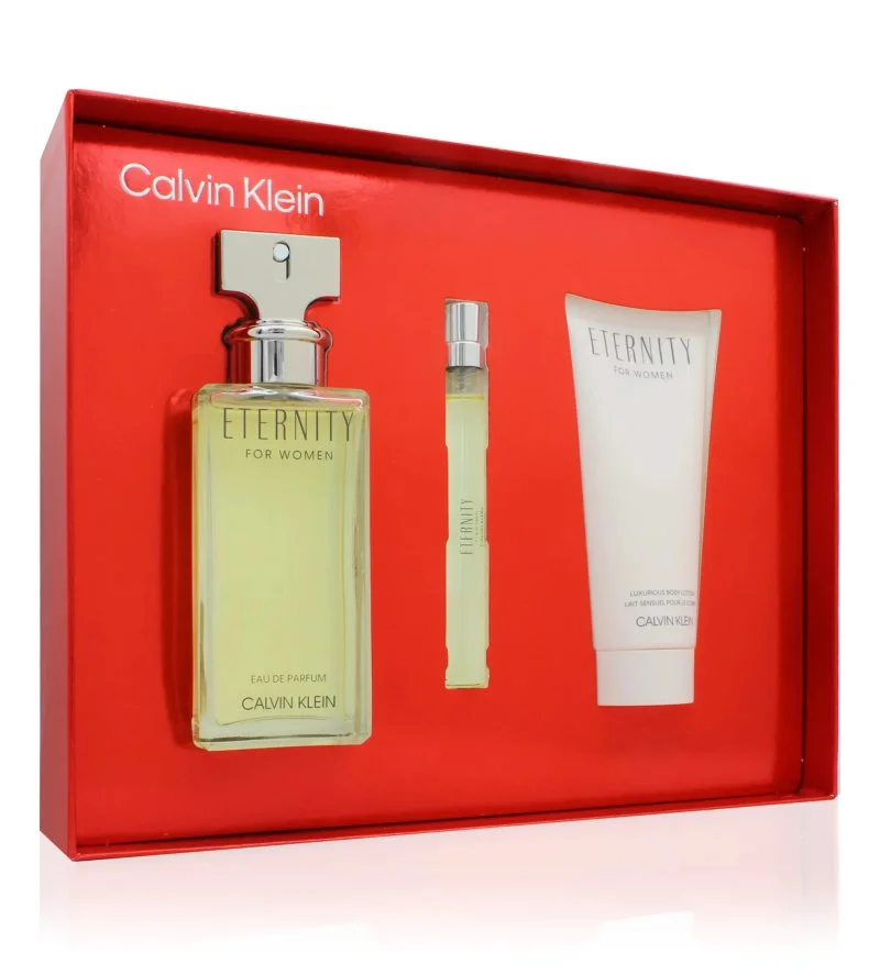 Eternity darilni set 100 ml + mleko za telo 100 ml + parfumska voda za ženske