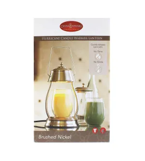 Candle Warmers Hurricane grelna svetilka za sveče nikljeva