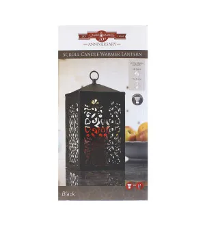 Candle Warmers Scroll grelna svetilka za sveče črna