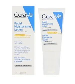 CeraVe Vlažilni losjon za obraz, vlažilna nega obraza SPF 50