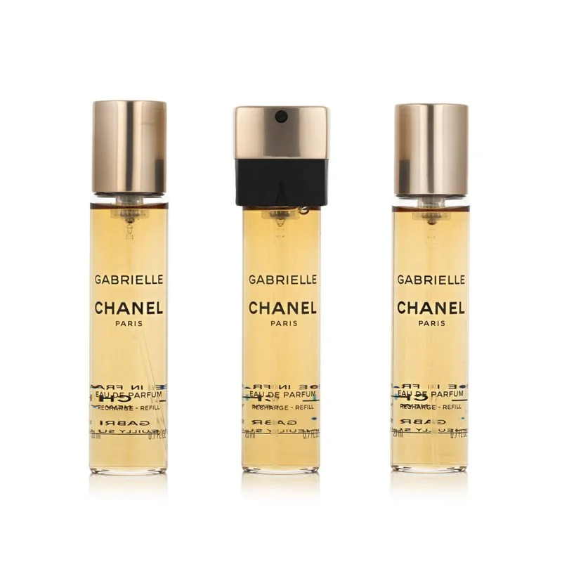 Chanel Gabrielle 3 x 20 ml polnilo za žepni razpršilec toaletna voda za ženske