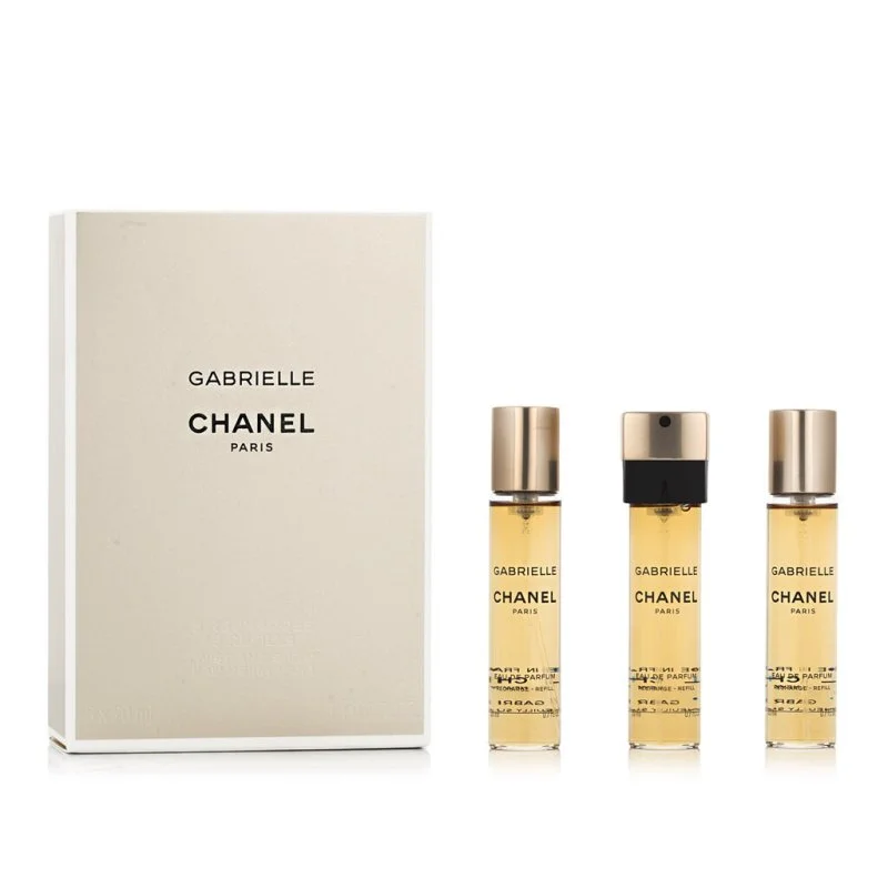 Chanel Gabrielle 3 x 20 ml polnilo za žepni razpršilec toaletna voda za ženske