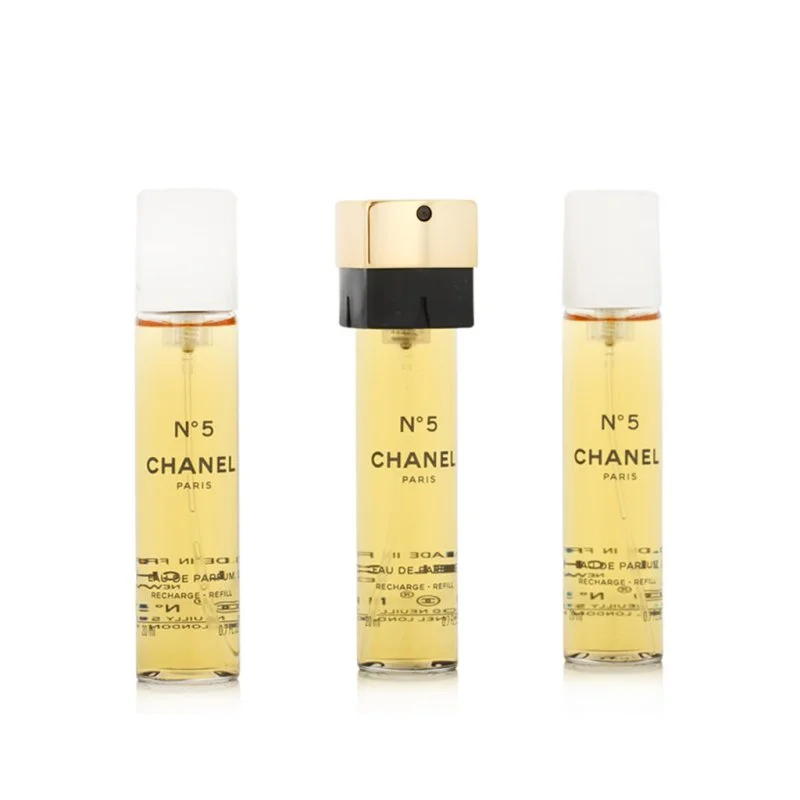 Chanel No 5 polnilo 2 x 20 ml + EDP polnilo z razpršilnikom parfumirana voda za ženske 20 ml