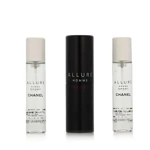 Chanel Allure Homme Sport toaletna voda za moške 3x20 ml napolnljiva steklenička