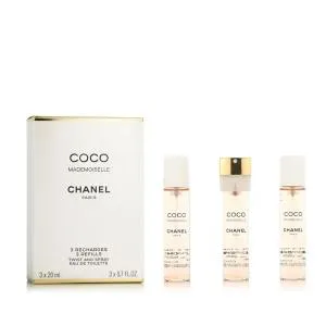 Chanel Coco Mademoiselle EDT polnilo 2 x 20 ml + EDT polnilo z razpršilnikom 20 ml W