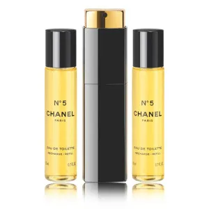 Chanel N°5 Eau De Toilette toaletna voda za ženske 3x20 ml polnilna steklenička