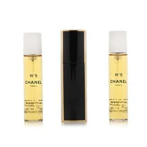 Chanel N°5 Eau De Parfum parfumska voda 3x20 ml za ženske, ponovno polnjiva steklenička