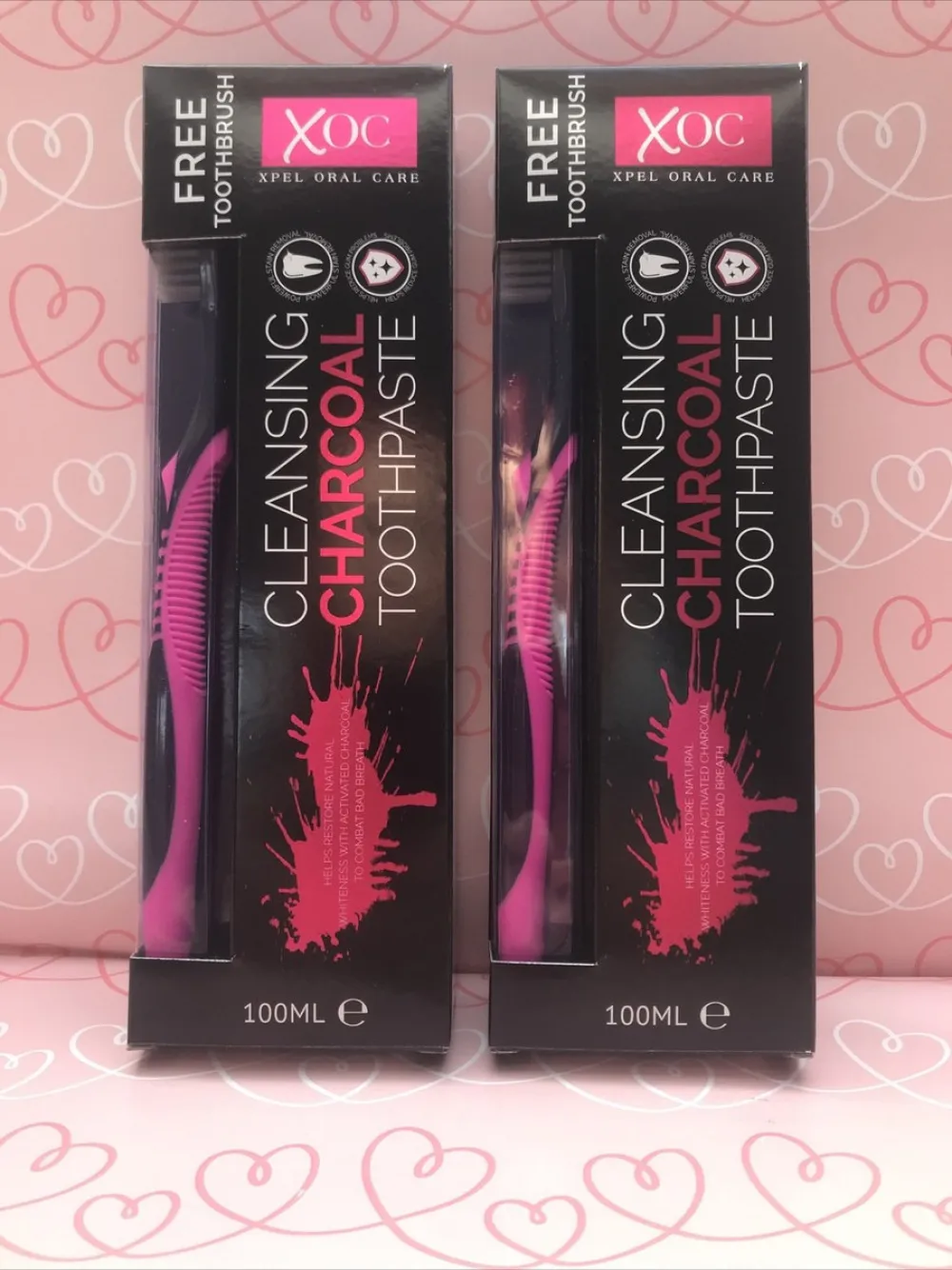 Charcoal belilna zobna pasta z aktivnim ogljem + zobna ščetka