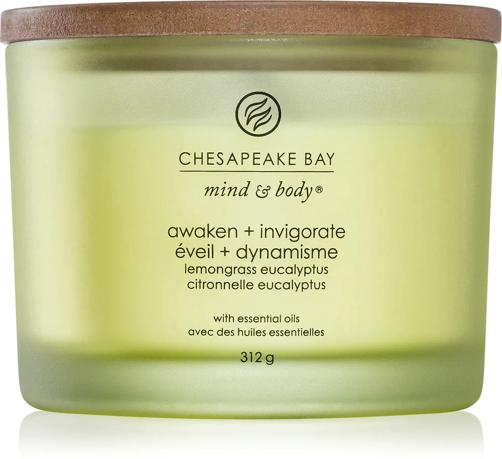 Dišeča sveča Chesapeake Bay Awaken + Invigorate s 3 stenji 312 g